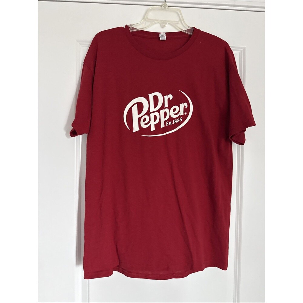 Dr. Pepper SEC NCAA Football Red T-shirt ADULT LARGE